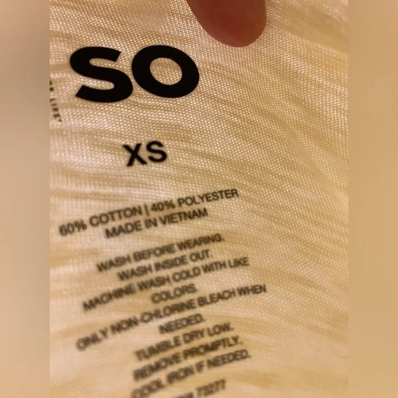 NWT SO yellow workout tank - Picture 6 of 6